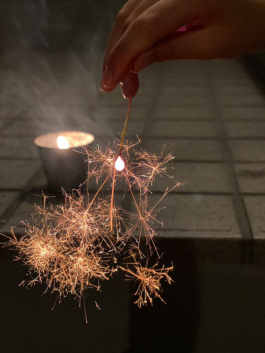 夏の線香花火